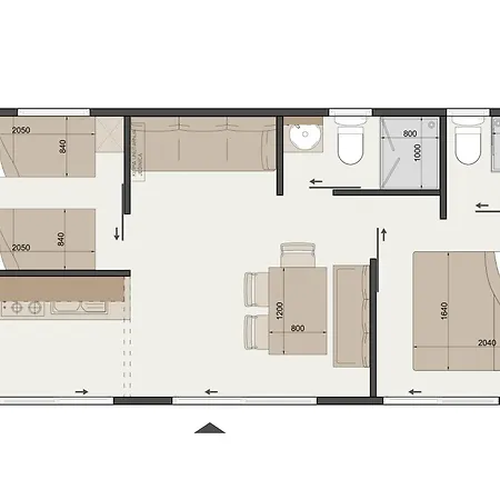 Mobile 624 - Jacuzzi, Sea View & Pool Side * Selce